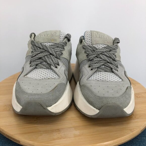 MM6 Maison Margiela Classic Chunky Platform Suede Sneakers Grey Blue Multi 5.5 - Picture 12 of 16